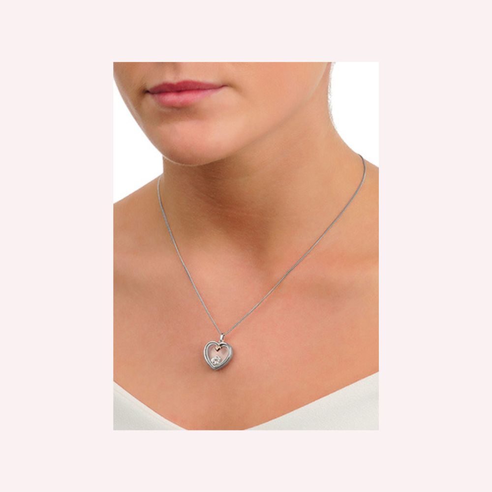 Clogau Tree of Life Heart Inner Charm Pendant 3SICLP14