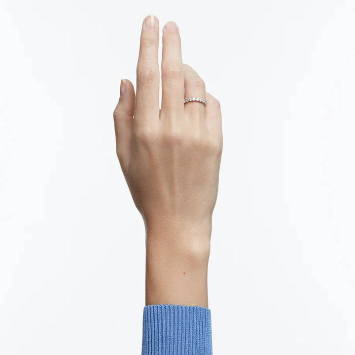 Swarovski Vittore Ring XL - White with Rhodium Plating