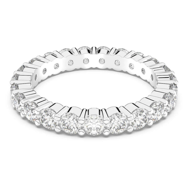 Swarovski Vittore Ring XL - White with Rhodium Plating