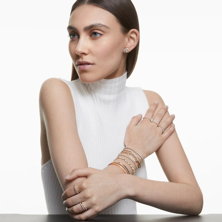 Swarovski Angelic Bracelet - White with Rose Gold Plating 5240513