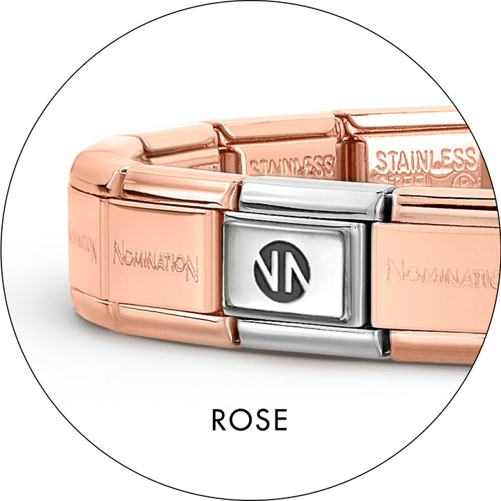 Nomination Classic Rose Gold Stainless Steel Starter Bracelet
