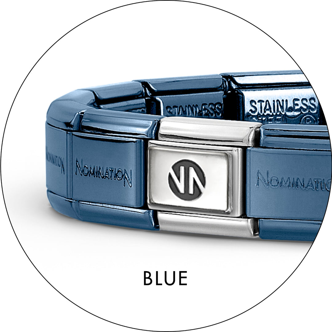Nomination Classic Blue Stainless Steel Starter Bracelet