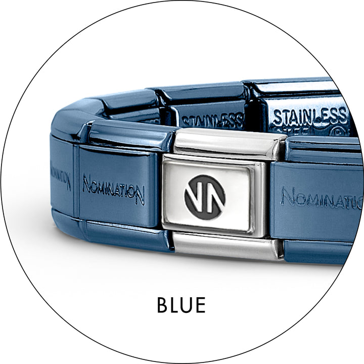 Nomination Classic Blue Stainless Steel Starter Bracelet