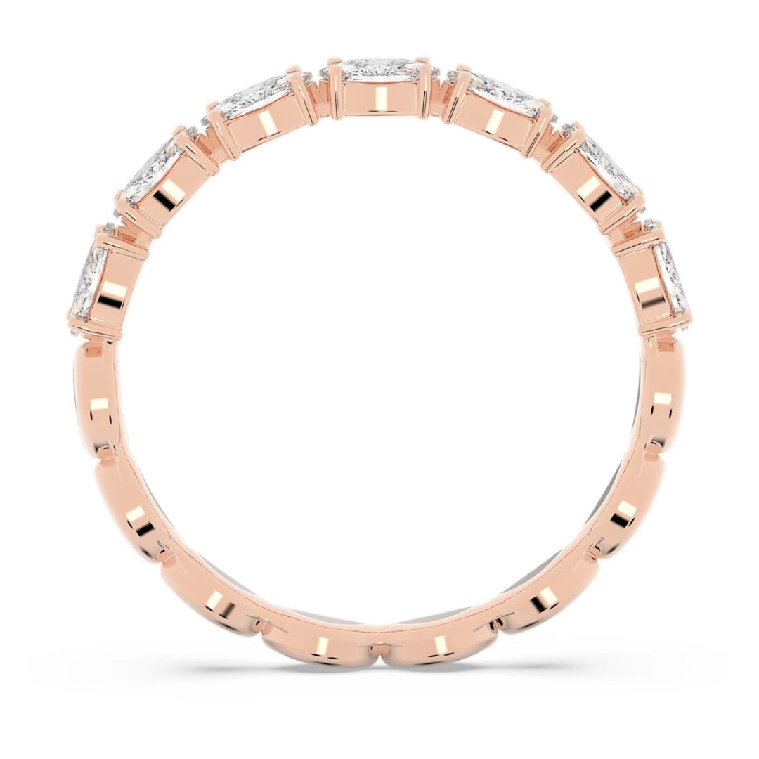 Swarovski Vittore Marquise Ring - White with Rose Gold Plating 5366573