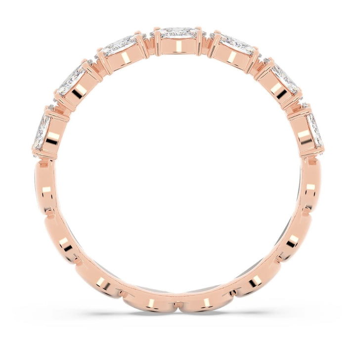 Swarovski Vittore Marquise Ring - White with Rose Gold Plating 5366573