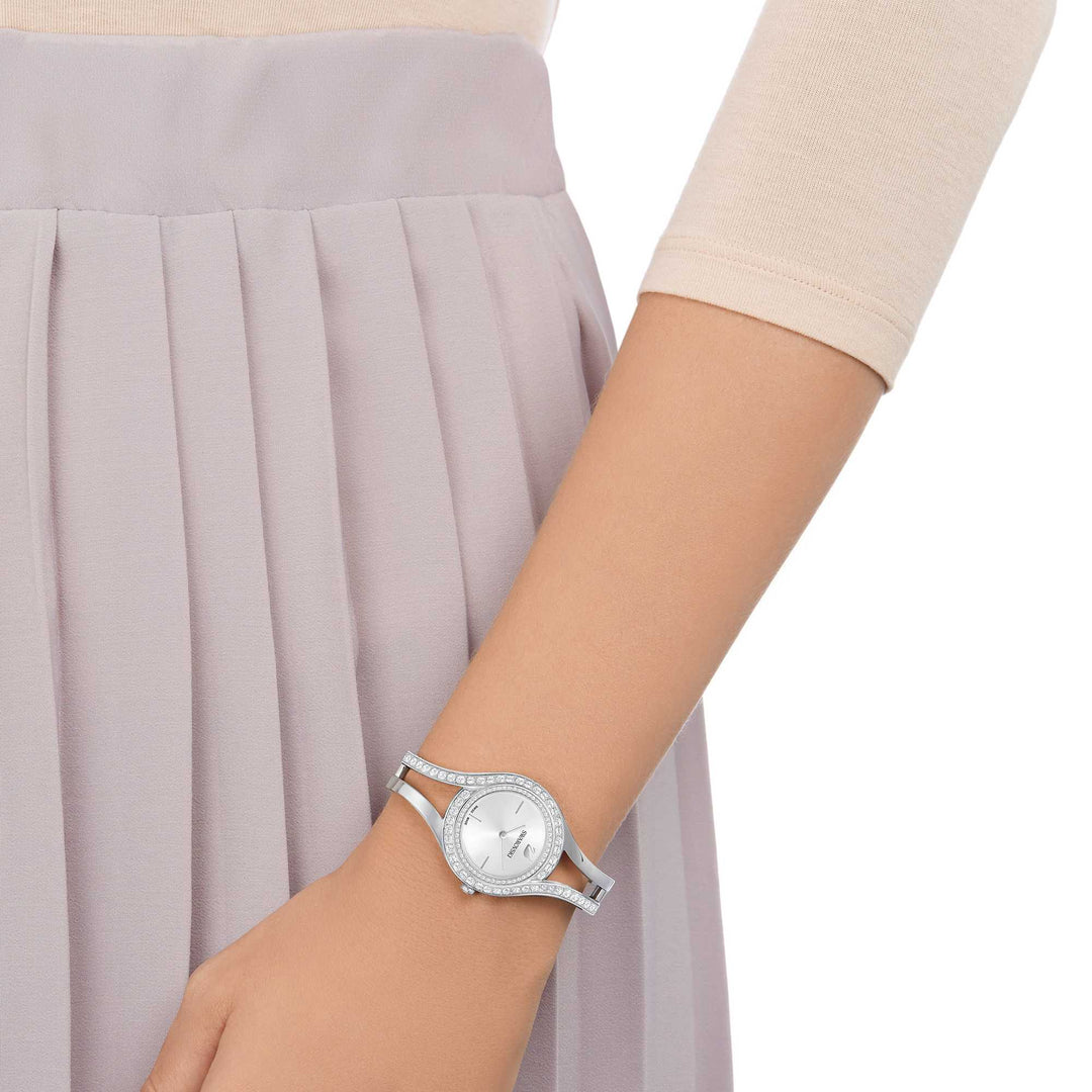 Niche Jewellery Swarovski Eternal Watch - White and Silver Tone detail