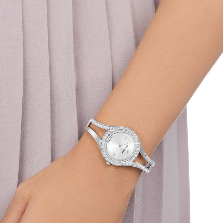 Niche Jewellery Swarovski Eternal Watch - White and Silver Tone detail