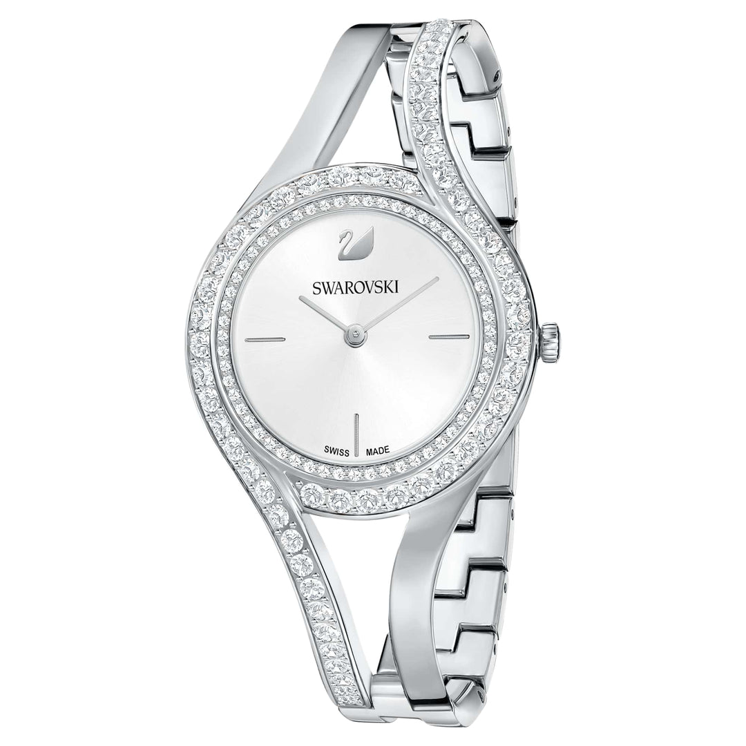 Niche Jewellery Swarovski Eternal Watch - White and Silver Tone