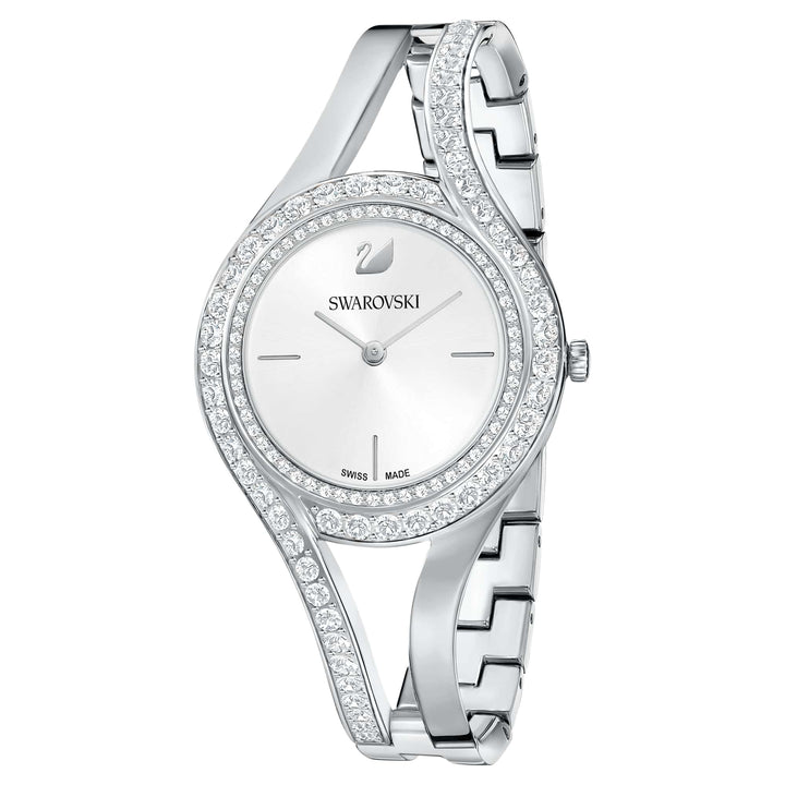 Niche Jewellery Swarovski Eternal Watch - White and Silver Tone