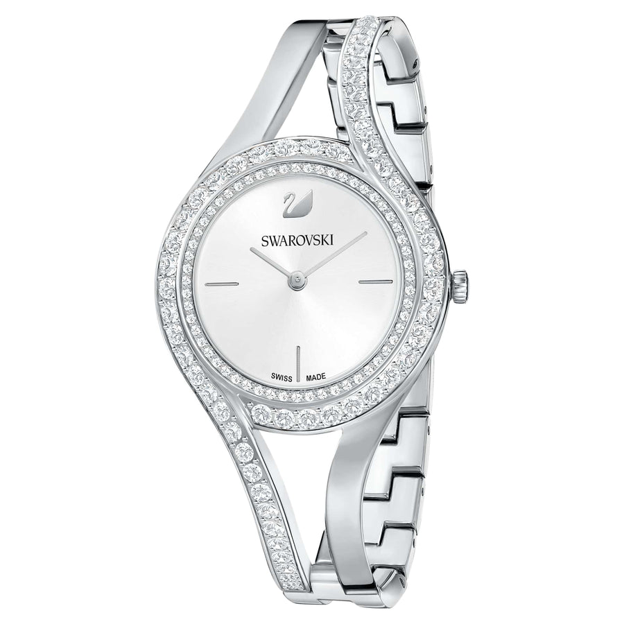 Niche Jewellery Swarovski Eternal Watch - White and Silver Tone