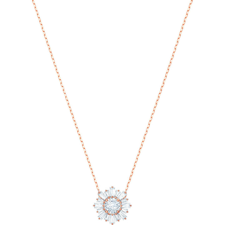 Swarovski Sunshine Pendant, White, Rose Gold Plating 5451376