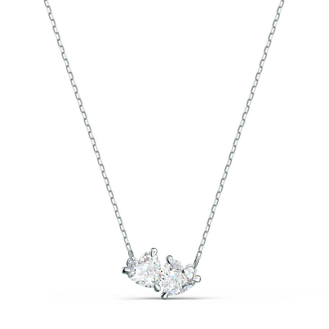 Swarovski Attract Soul Heart Necklace - Rhodium Plating - 5517117