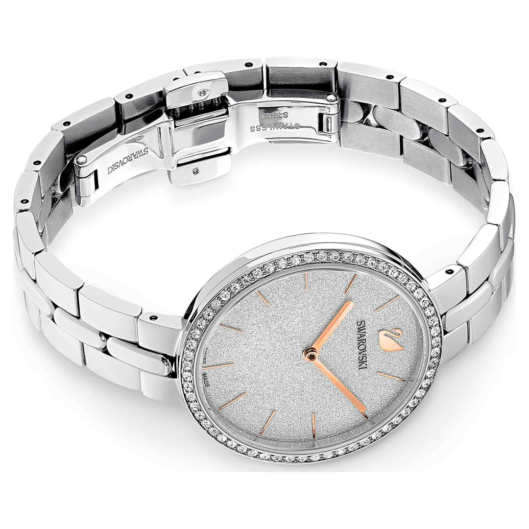 Niche Jewellery Swarovski Cosmopolitan Watch Metal Bracelet White - Stainless Steel detail