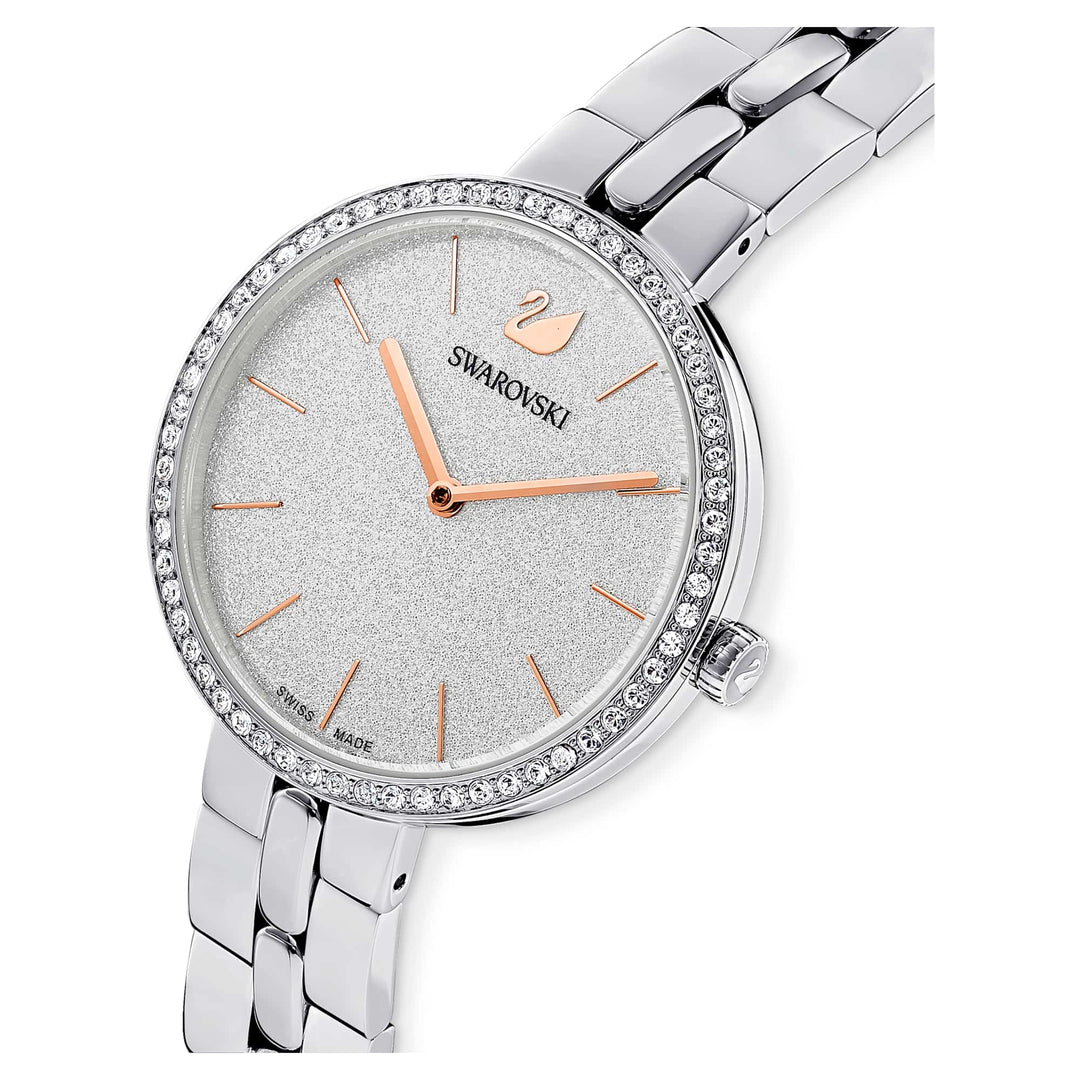 Niche Jewellery Swarovski Cosmopolitan Watch Metal Bracelet White - Stainless Steel detail