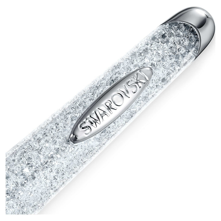 Niche Jewellery Swarovski Crystalline Nova Ballpoint Pen in White - Chrome Plated detail