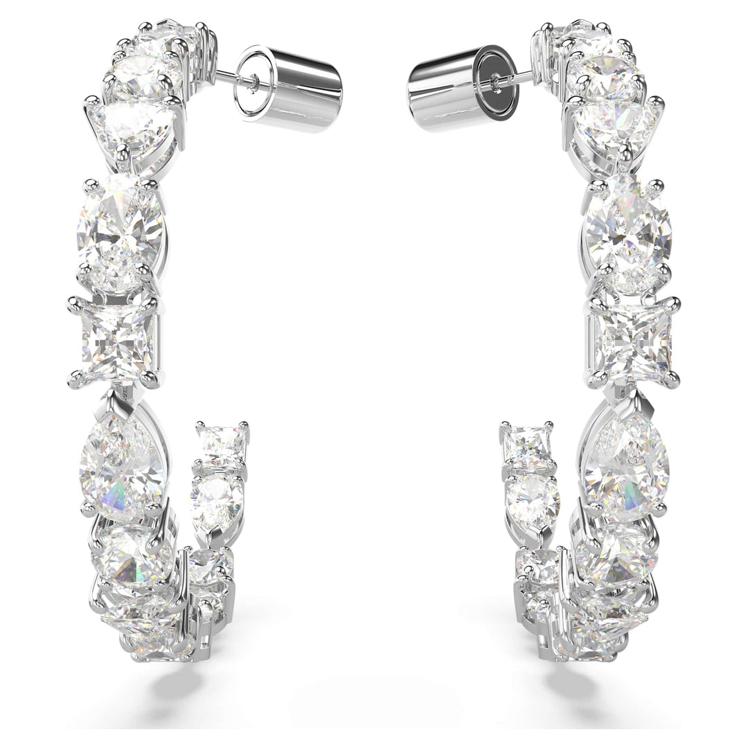 Niche Jewellery Swarovski Tennis Deluxe Hoop Earrings detail