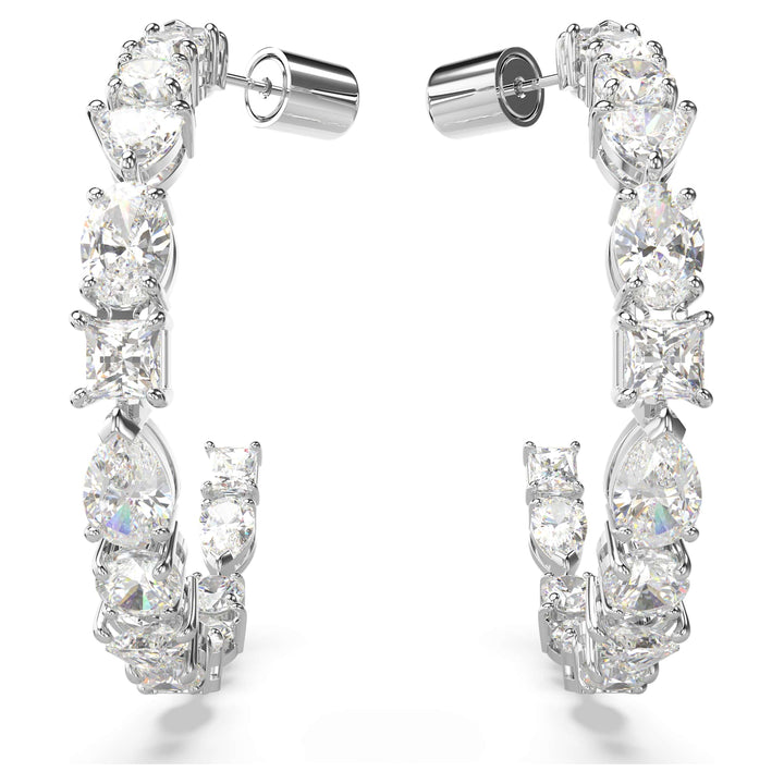 Niche Jewellery Swarovski Tennis Deluxe Hoop Earrings detail