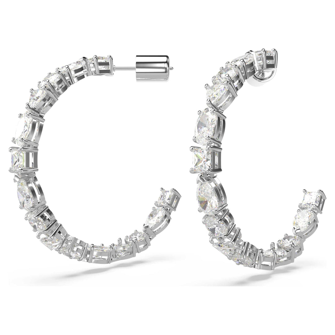 Niche Jewellery Swarovski Tennis Deluxe Hoop Earrings detail