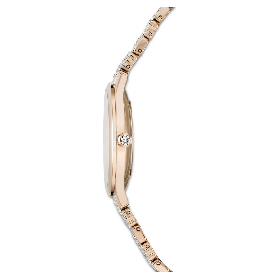 Niche Jewellery Swarovski Attract Watch Metal Bracelet - Champagne Gold Tone Finish detail