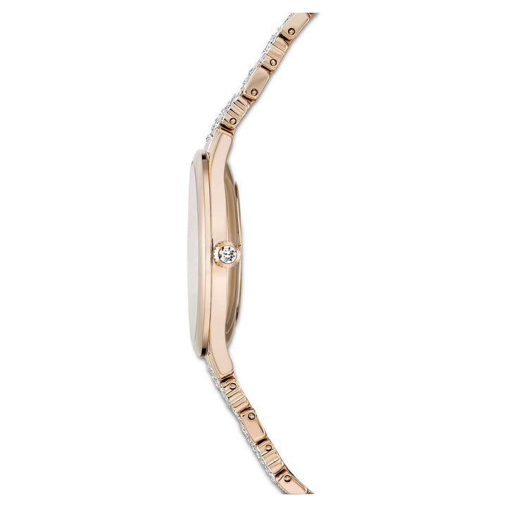 Niche Jewellery Swarovski Attract Watch Metal Bracelet - Champagne Gold Tone Finish detail