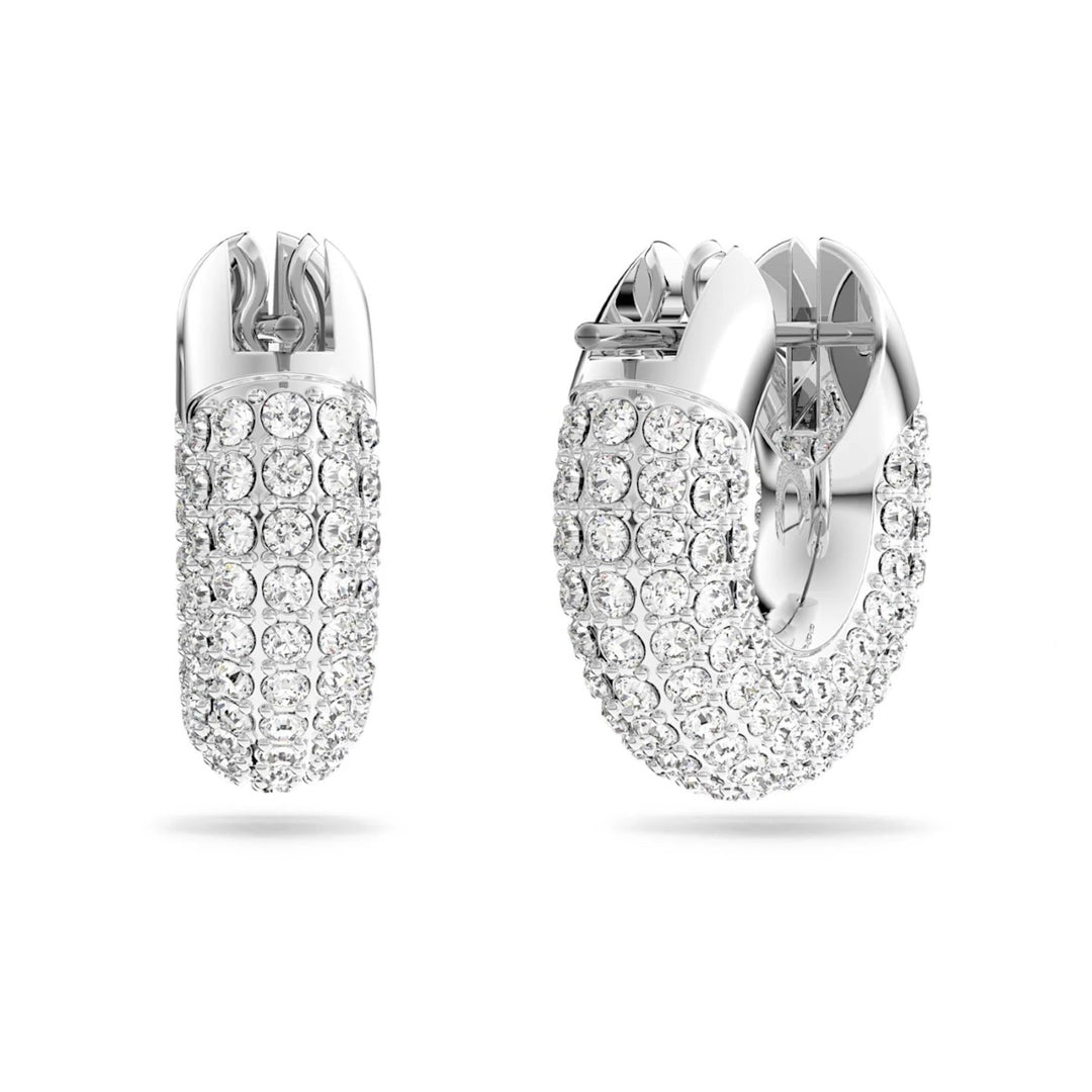 Swarovski Dextera Hoop Earrings -  Rhodium Plating 5618306