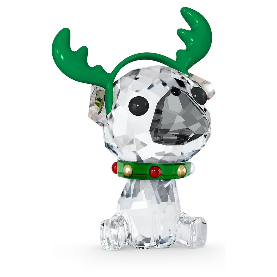 Niche Jewellery Swarovski Crystal Holiday Cheers Pug