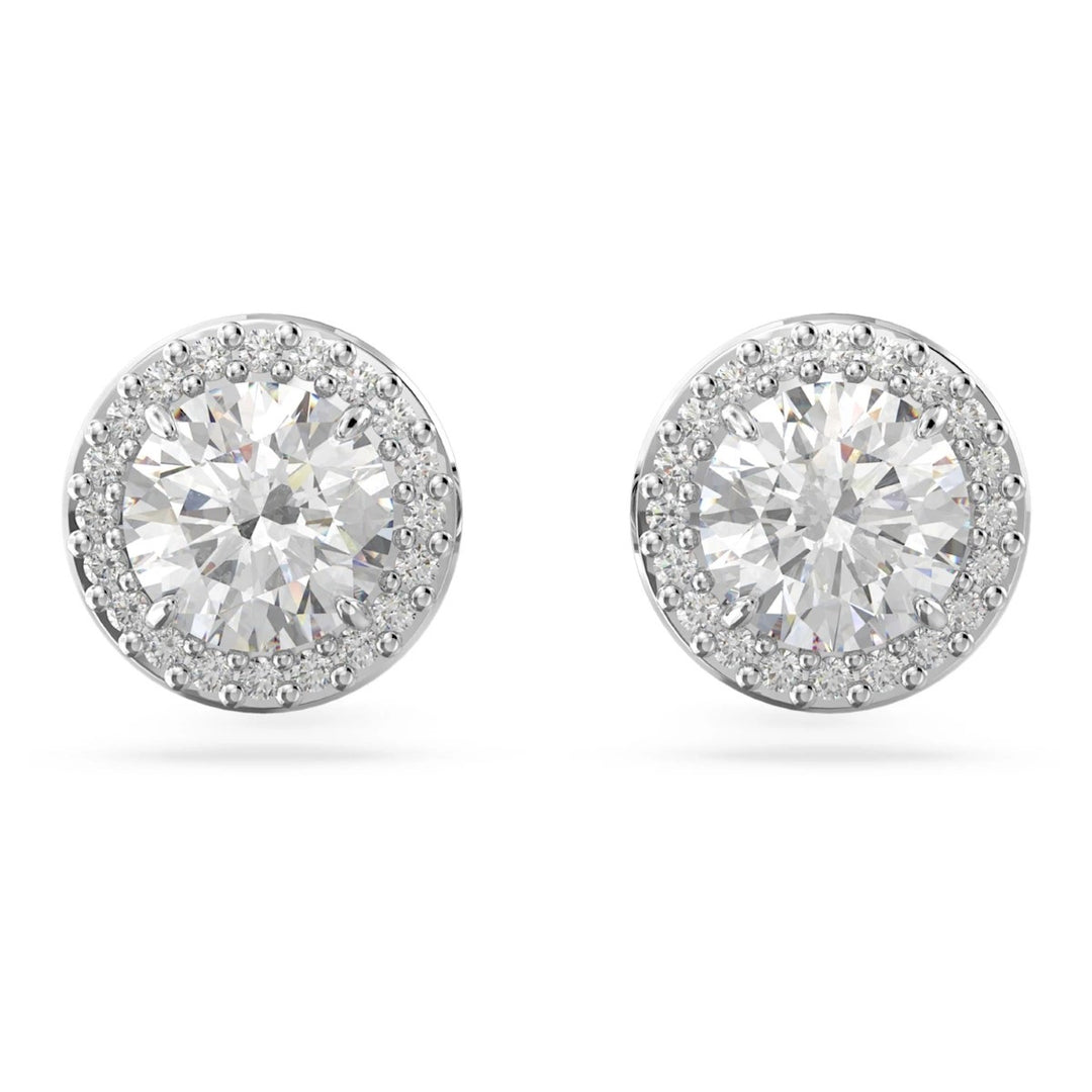 Swarovski Constella Stud Earrings - White with Rhodium Plating 5636269