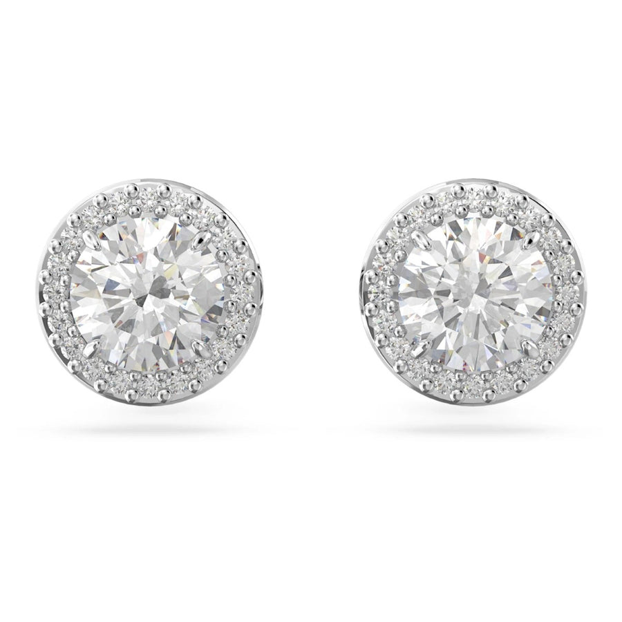 Swarovski Constella Stud Earrings - White with Rhodium Plating 5636269