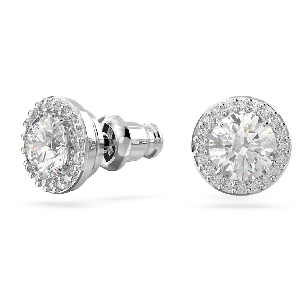 Swarovski Constella Stud Earrings - White with Rhodium Plating 5636269