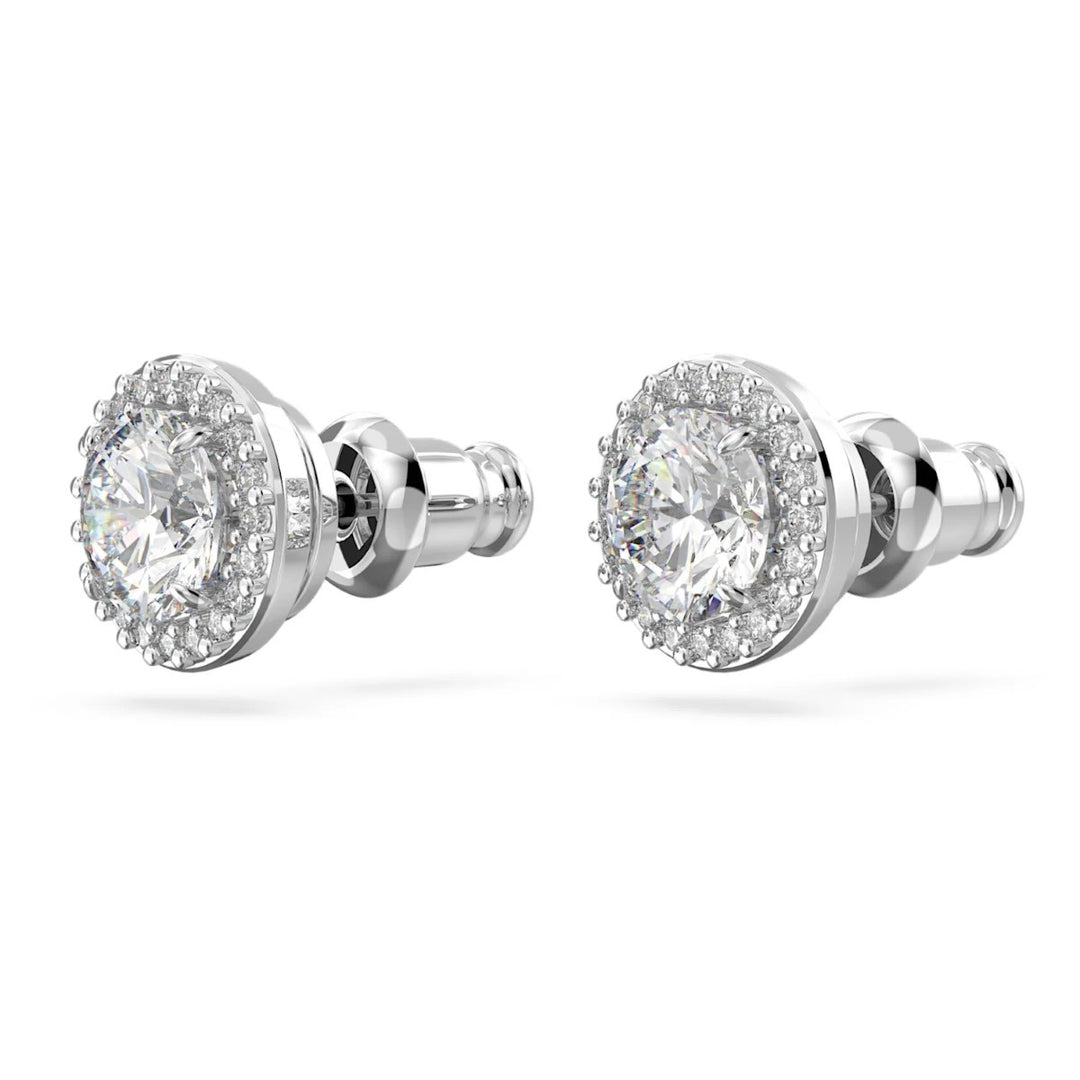 Swarovski Constella Stud Earrings - White with Rhodium Plating 5636269