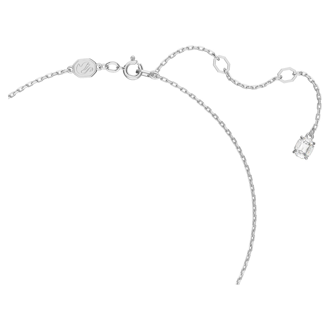 Niche Jewellery Swarovski Constella Pendant - White with Rhodium Plating detail