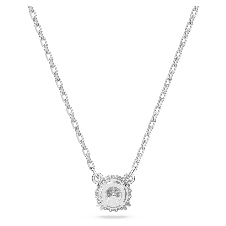 Niche Jewellery Swarovski Constella Pendant - White with Rhodium Plating detail