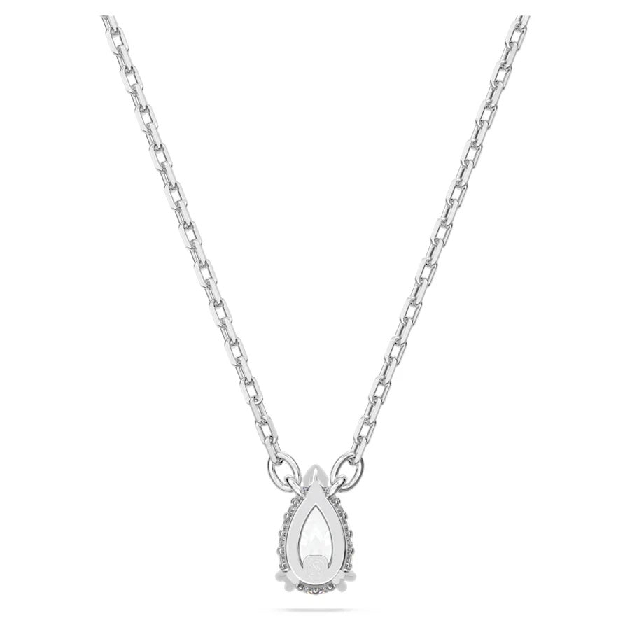 Swarovski Millenia Pendant Pear Cut - White with Rhodium Plating 5636708