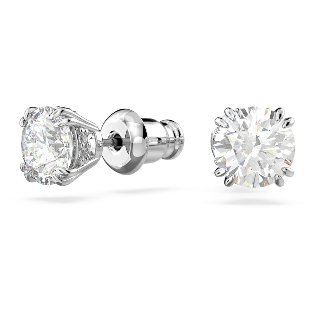 Swarovski Constella Stud Earrings - White with Rhodium Plating 5636712