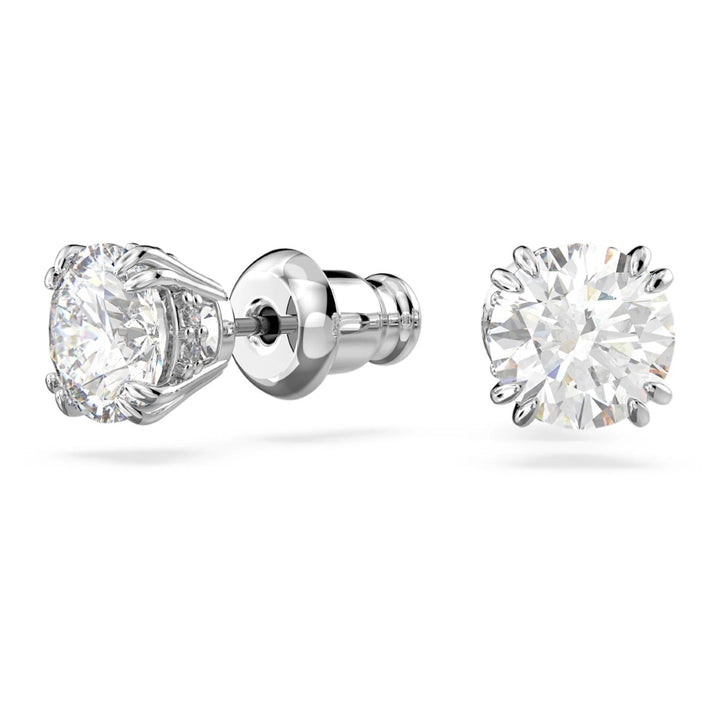 Swarovski Constella Stud Earrings - White with Rhodium Plating 5636712