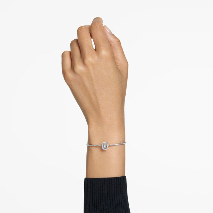Swarovski Millenia Octagon Bangle - White with Rhodium Plating 5638494