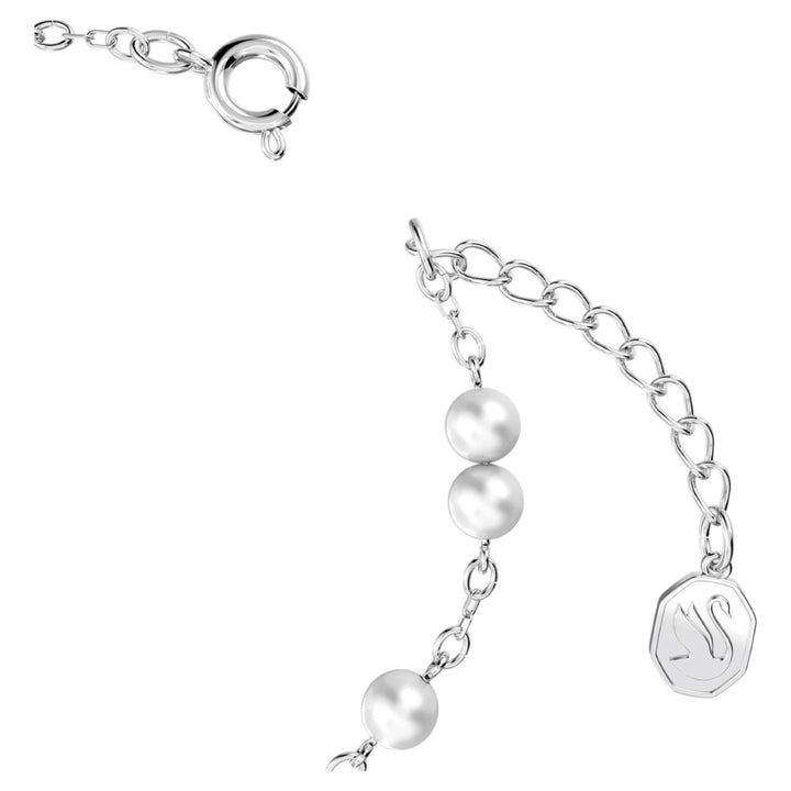 Swarovski Stella Crystal Pearls Bracelet - White Rhodium with Plating 5645385
