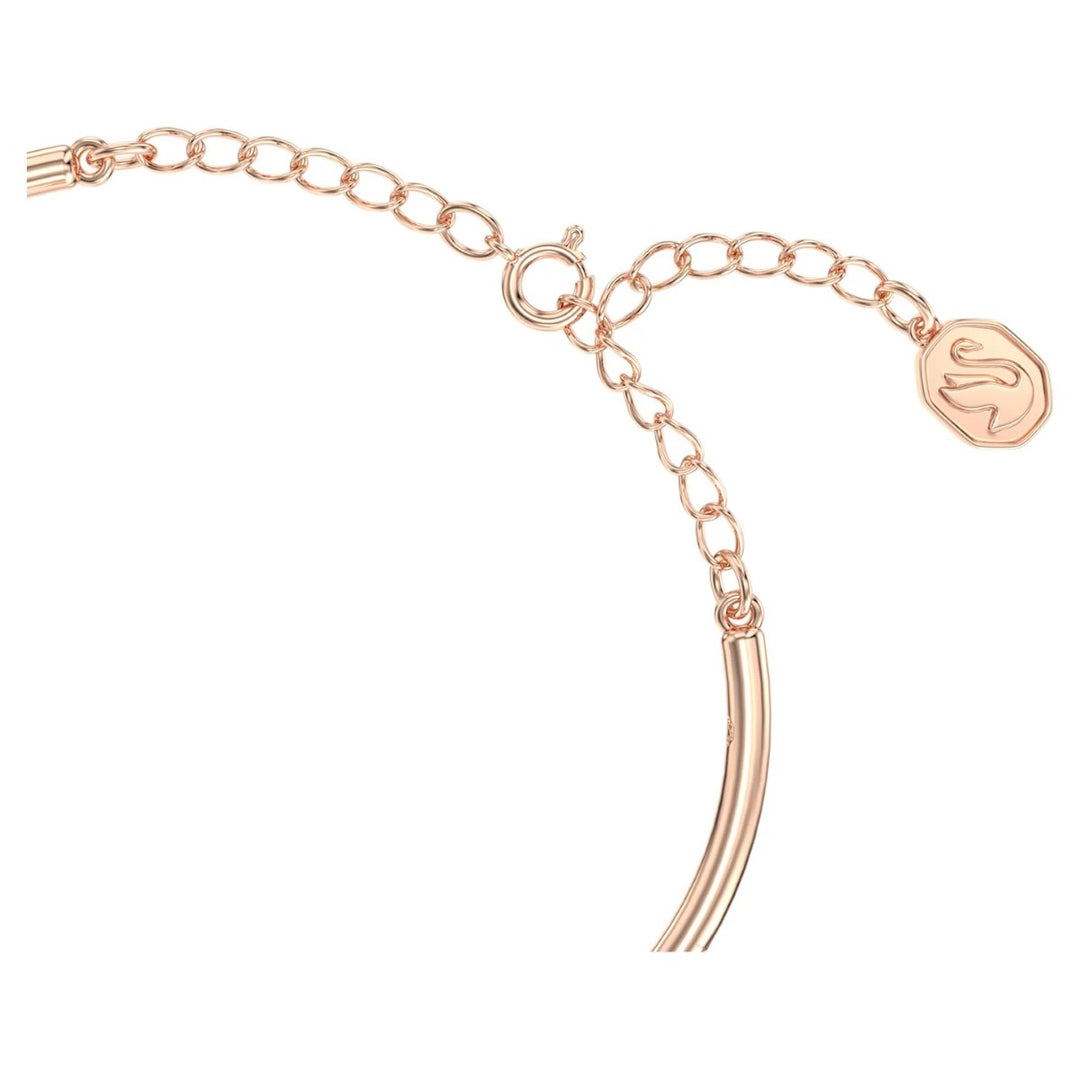 Swarovski Volta Bow Bangle - White with Rose Gold Tone Plating 5647565
