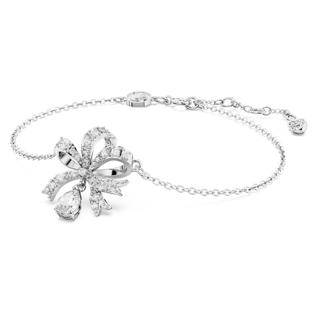 Swarovski Volta Bow Bracelet - White with Rhodium Plating 5647581