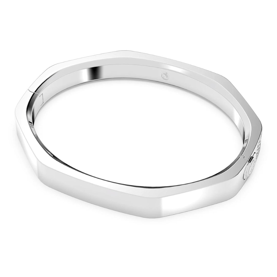 Swarovski Dextera Octagon Shape Bangle - White with Rhodium Plating 5655624
