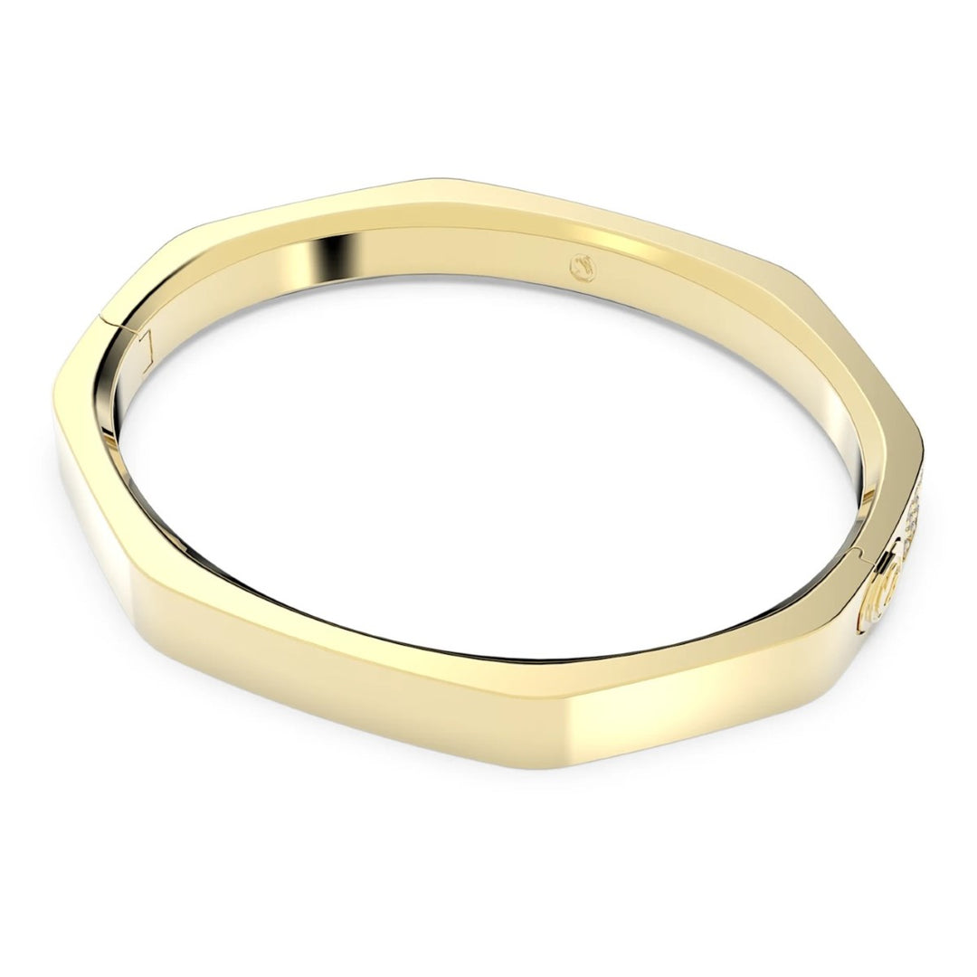 Swarovski Dextera Octagon Shape Bangle - White with Gold Plating 5656844