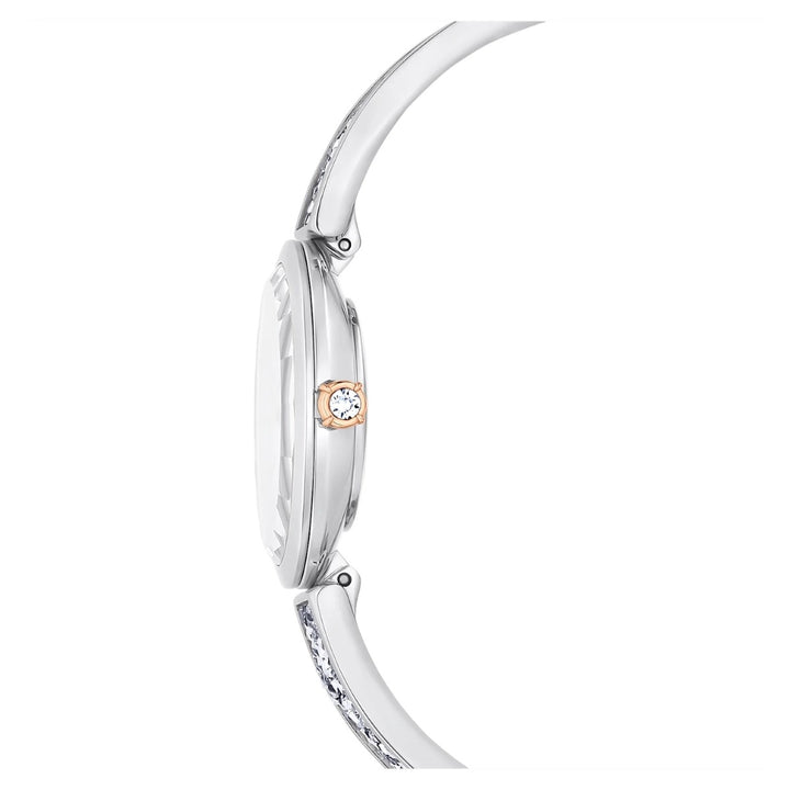 Swarovski Oval Watch Crystal Rock - Metal Bracelet White Stainless Steel 5656878