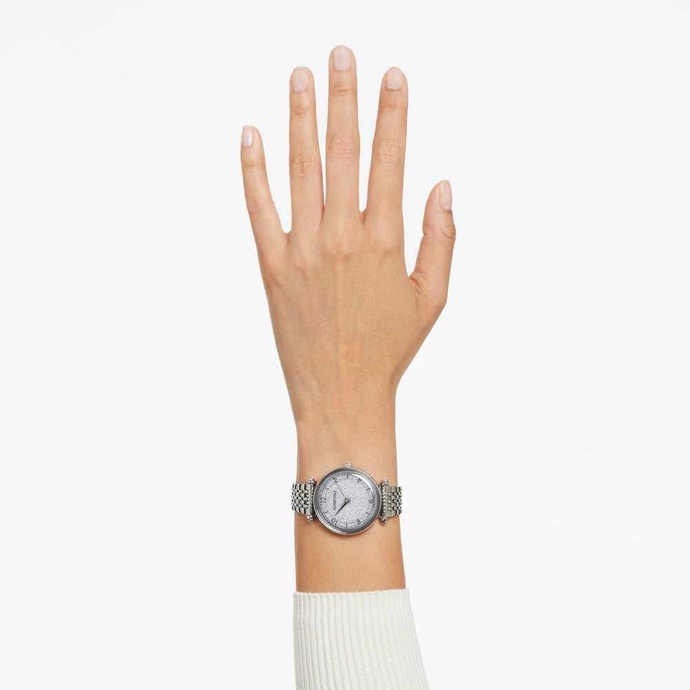 Niche Jewellery Swarovski Crystalline Wonder Watch - Stainless Steel Metal Bracelet detail