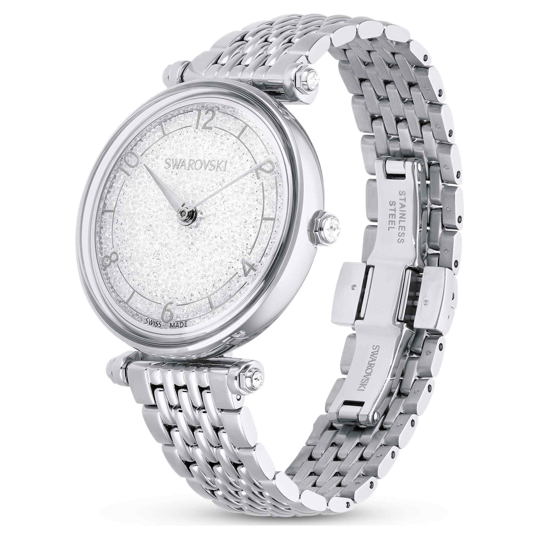 Niche Jewellery Swarovski Crystalline Wonder Watch - Stainless Steel Metal Bracelet detail