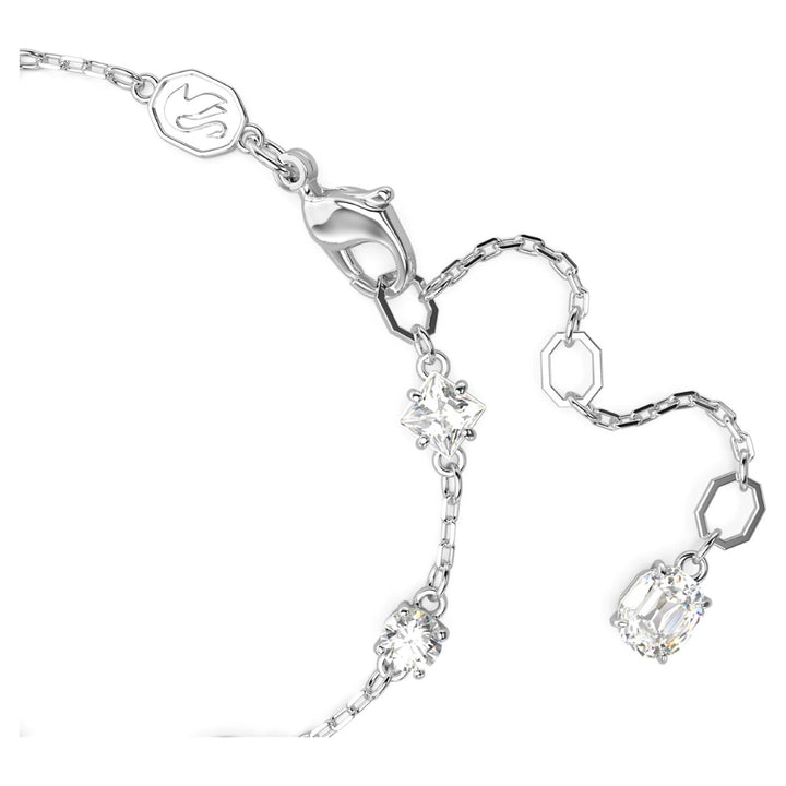 Swarovski Mesmera Bracelet Scattered Design - White with Rhodium Plating 5661530