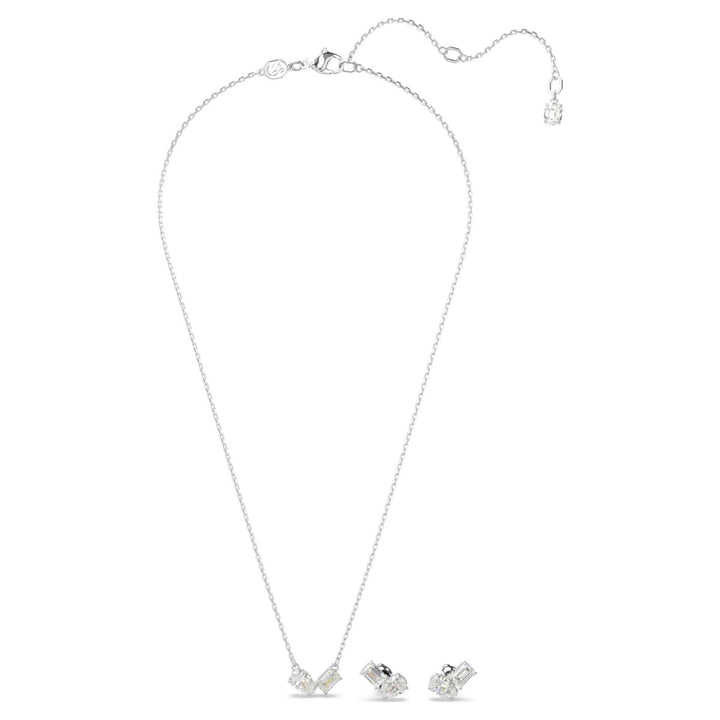 Swarovski Mesmera Set - White with Rhodium Plating 5665829
