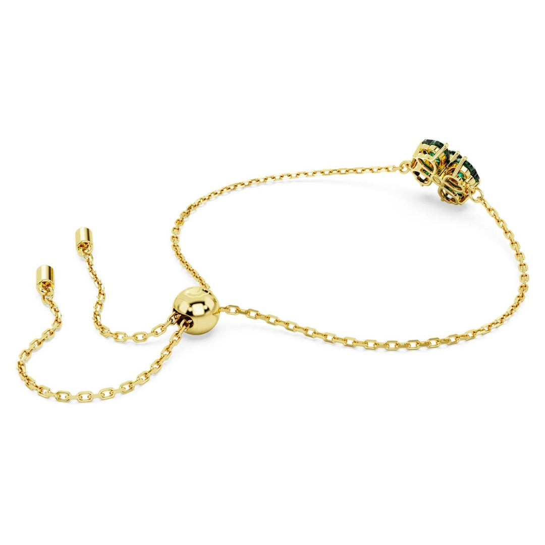 Swarovski Idyllia Clover Bracelet - Green with Gold Tone Plating 5666585
