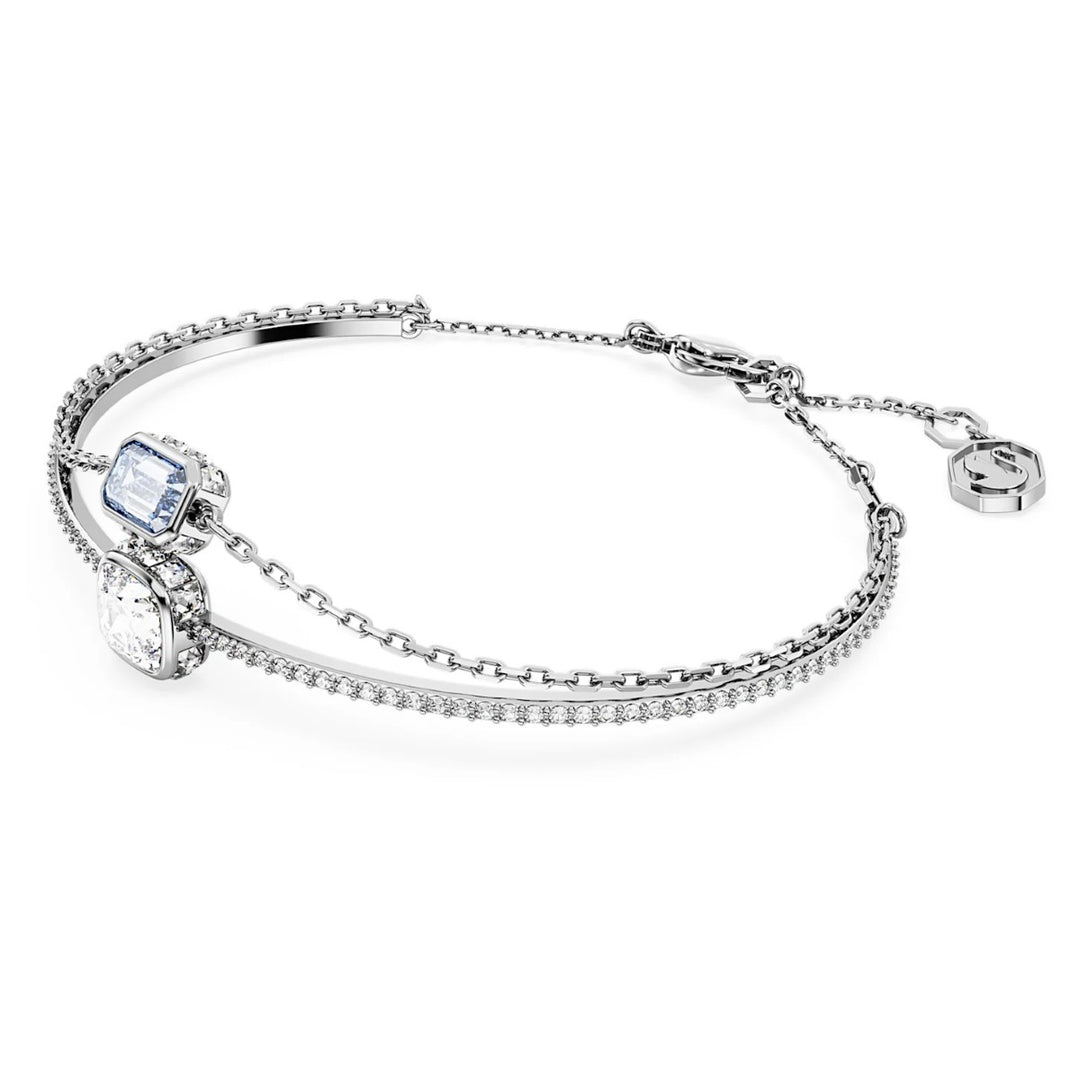 Swarovski Stilla Bangle - Blue with Rhodium Plating 5668244