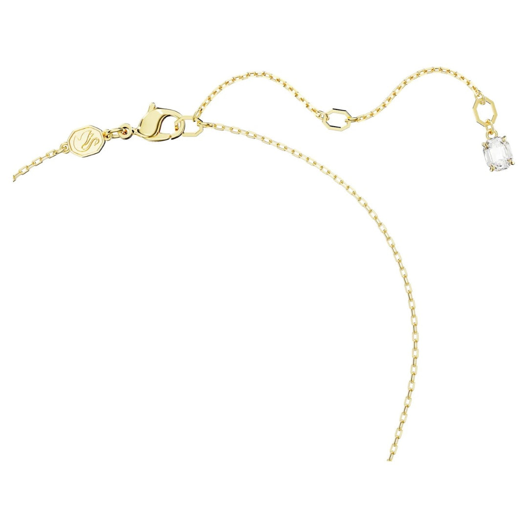 Swarovski Dextera Pendant Interlocking Loop - White with Gold Tone Plating 5668820