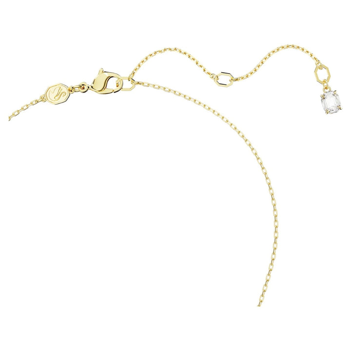 Swarovski Dextera Pendant Interlocking Loop - White with Gold Tone Plating 5668820